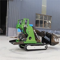 Мини товарач за трактор за трева