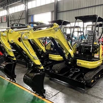 Малък багер за зелени овощни градини